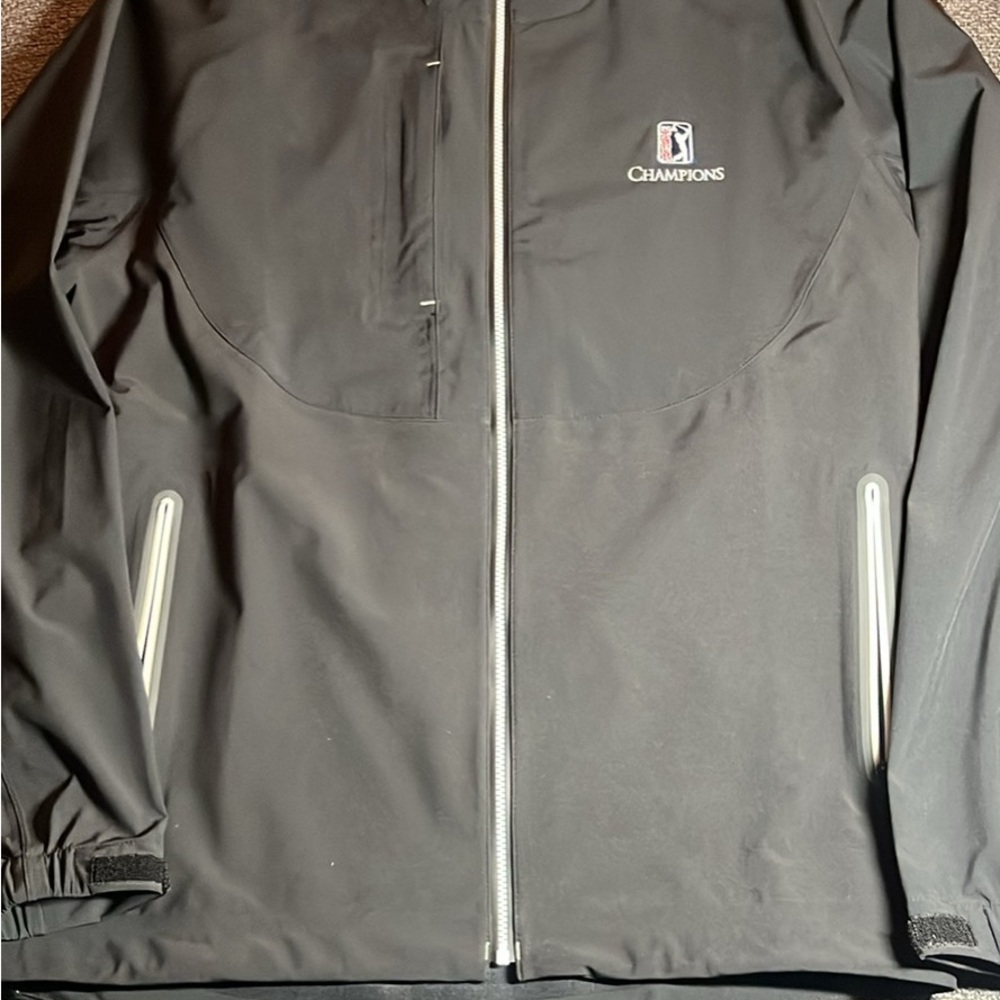FootJoy DryJoys Tour LTS Rain Golf Jacket Men’s Black PGA Champions Size L